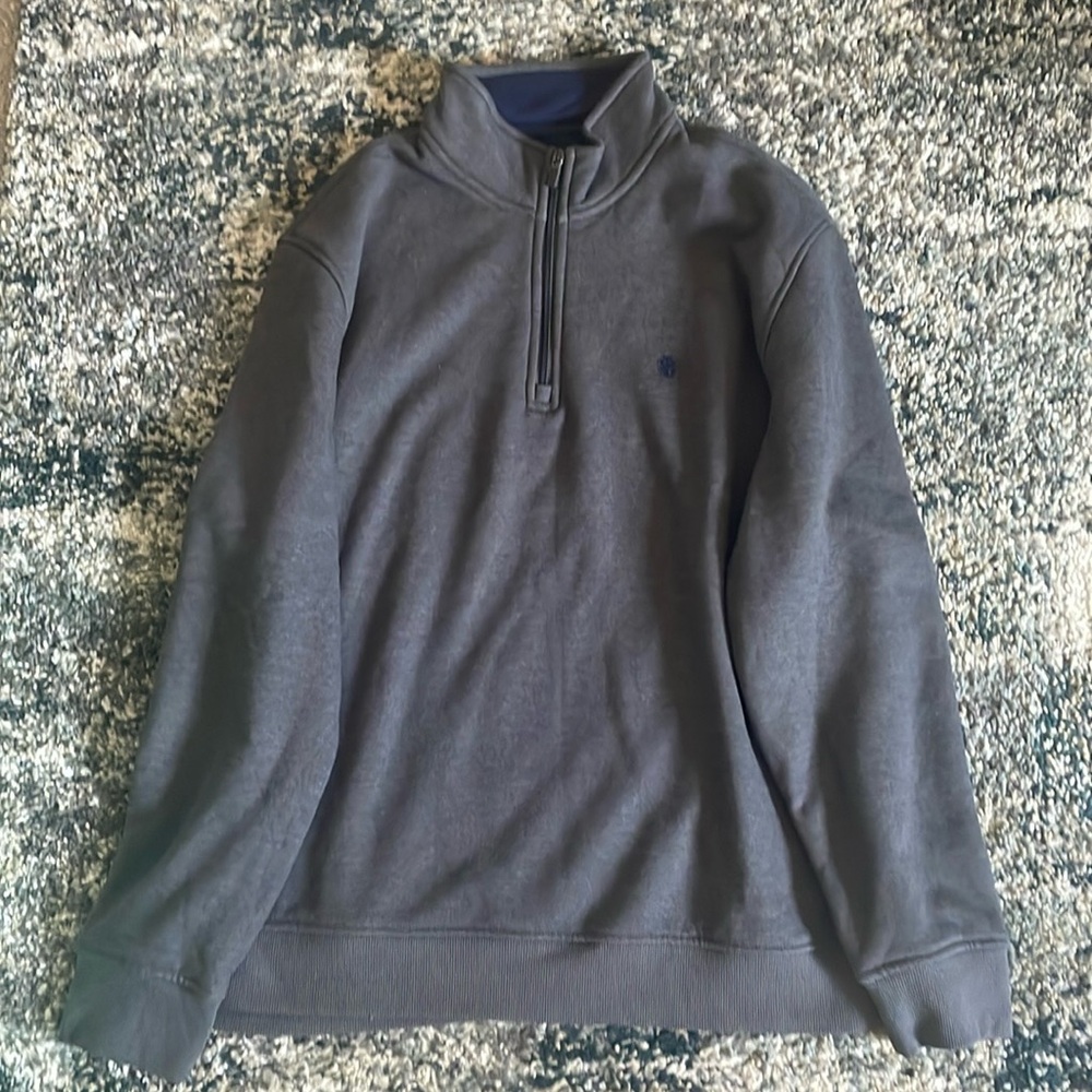 Dark Gray Men’s Izod Quarter Zip Sweater